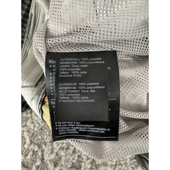 Burton Size XS Dryride Plaid Cargo Snowboard Pants Gray Button Zip Pocket Winter - Picture 10 of 13